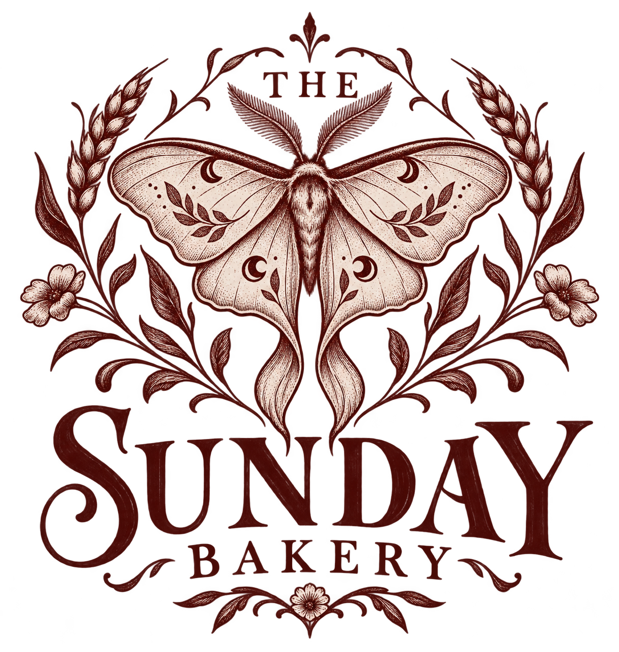 The Sunday Bakery — luna moth crest